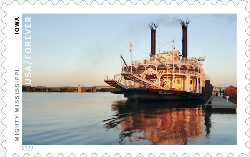 New USPS Stamp Collection Salutes Mississippi River Cruising